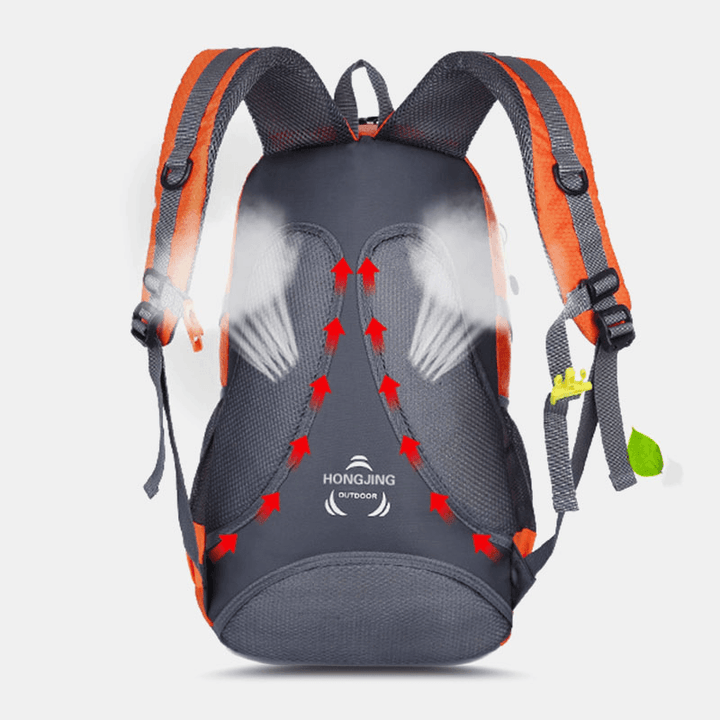 Men Ultra-Light Breathable Waterproof Casual Travel Hiking Camping Backpack Large Capacity Fitness Bag - MRSLM