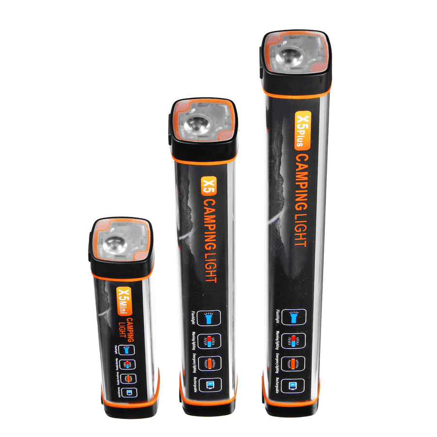 8 in 1 Camping Light Waterproof Camping Emergency Light Outdoor Mosquito Repellent Lamp Portable Flashlight - MRSLM