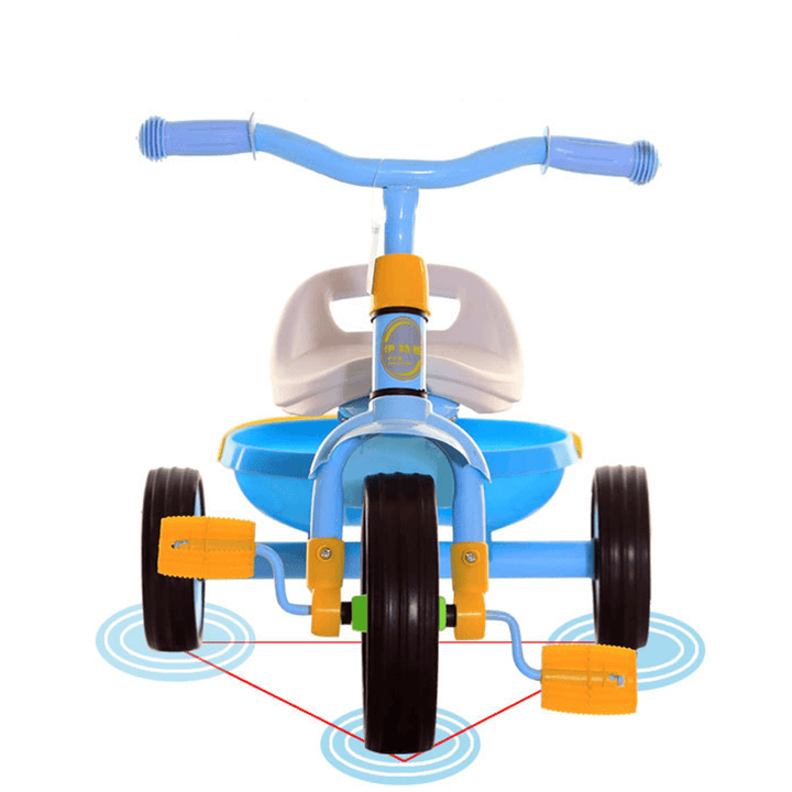 Kids Tricycle Adjustable Baby Stroller Safety Ride Walkers Children Gift for 2-4 Years Old - MRSLM