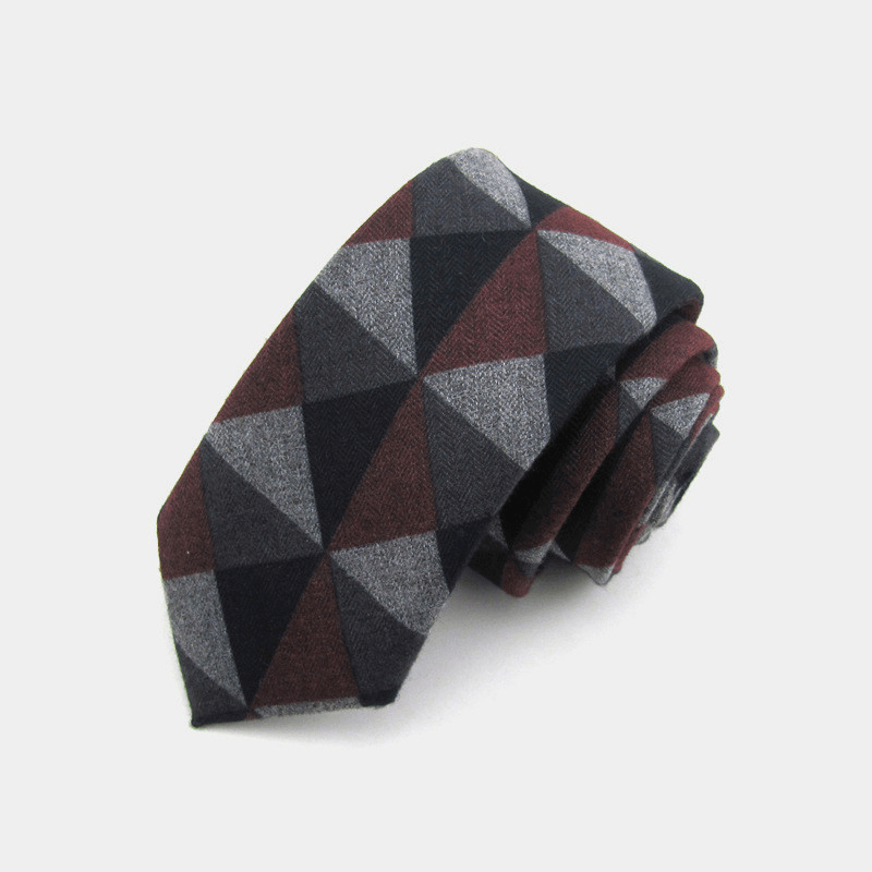 Formal Wear Fashion Casual British Flannel Tie - MRSLM