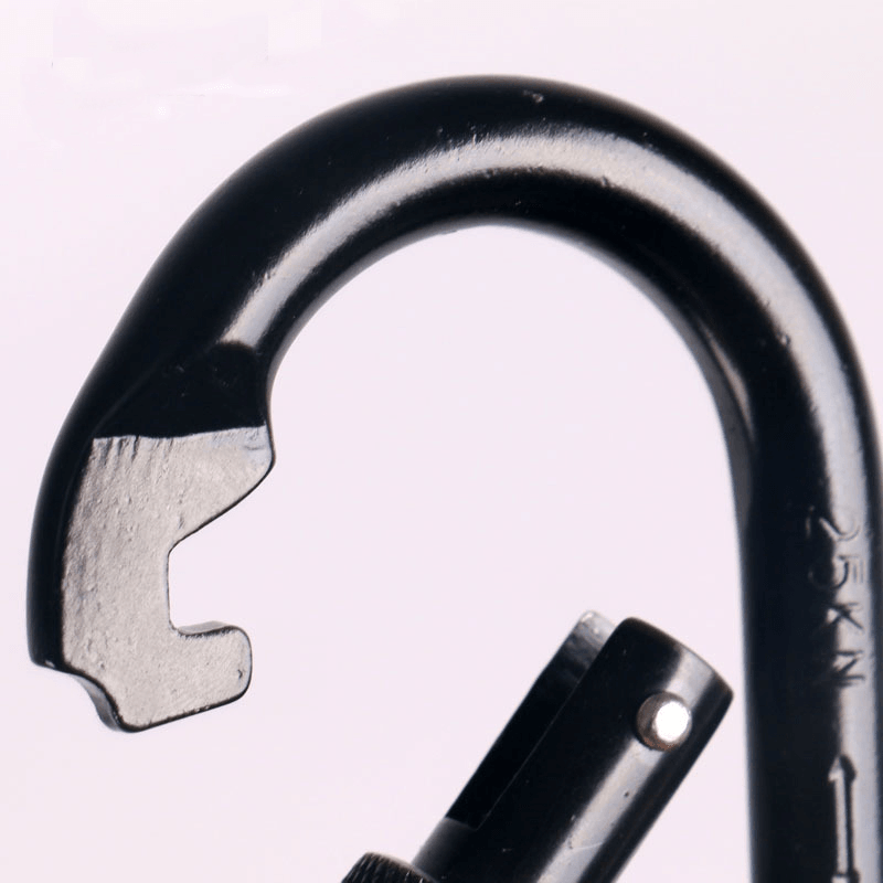 25Kn O-Threaded Steel Lock Carabiner Climbing Equipment CE / UIAA Screw Locking Rock - MRSLM