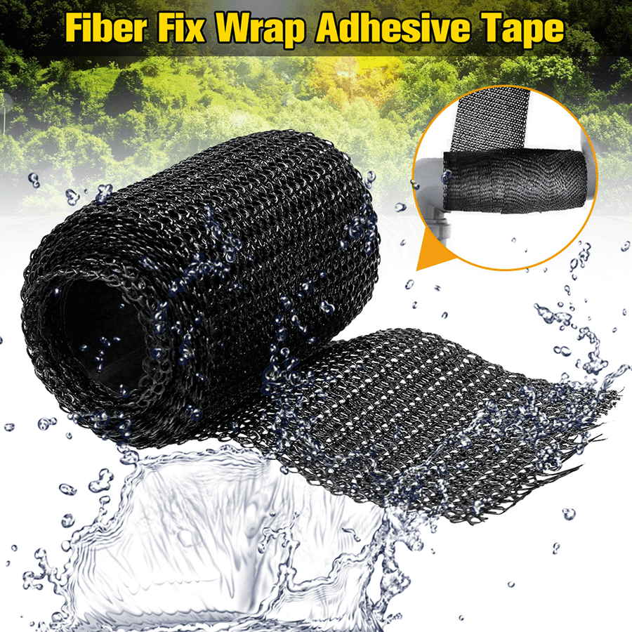 Fiber Fix Wrap Adhesive Tape Waterproof Repair Tools Household Repair Tape for Repairing Pipeline Water Pipe Table Foot W/ Gloves - MRSLM