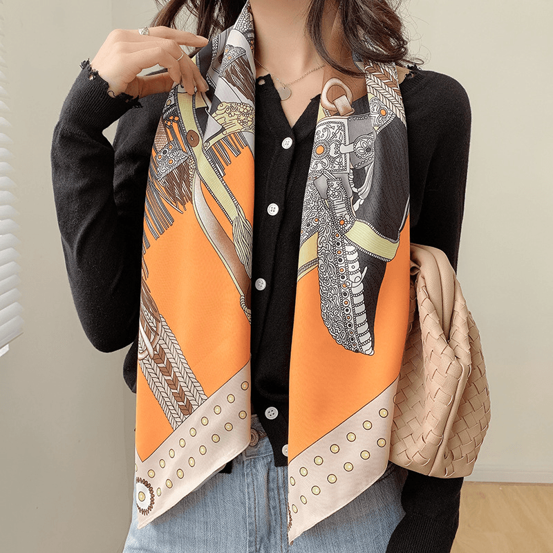 Twill Silk Fashion Scarf Decoration Scarf - MRSLM