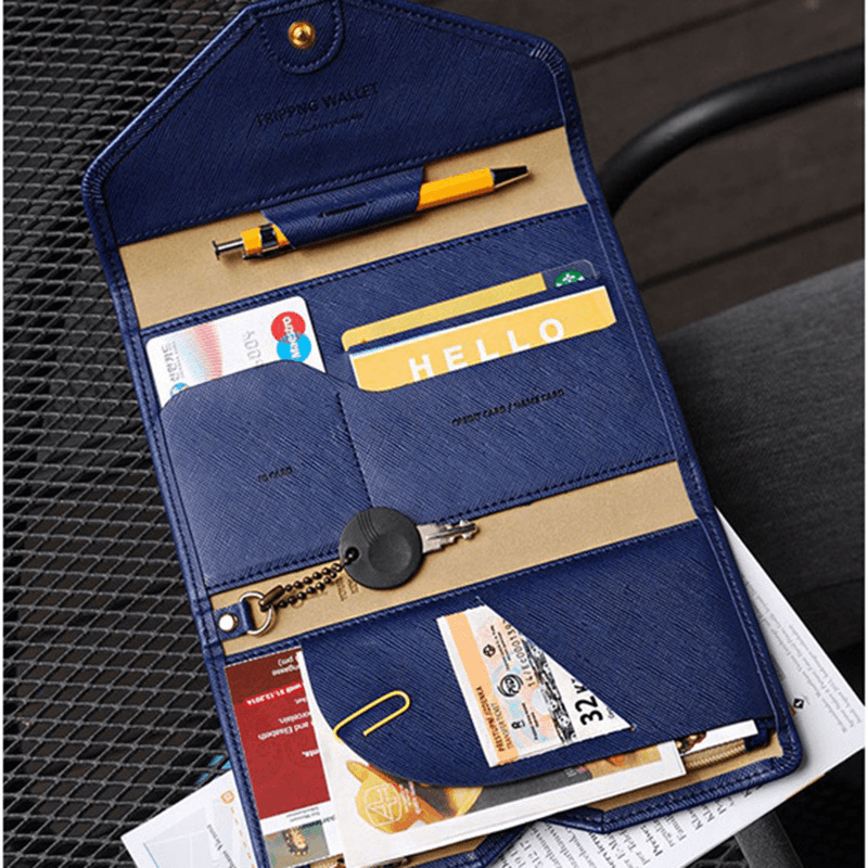 Multi-Function Card Bag Wallet Passport Holder Credit Card Package for Travel Camping - MRSLM