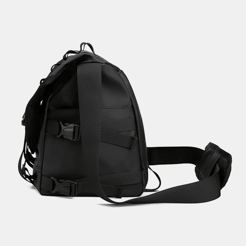 Unisex Nylon Adjustable Shoulder Strap Multi-Pockets Crossbody Bags Casual Back Anti-Theft Pocket Messenger Bag Shoulder Bag - MRSLM