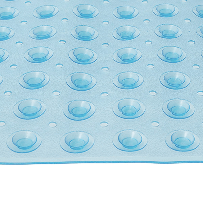 KC-BM23 Rectangle Non-Slip Mat Machine Washable Bathtub Sution Cup Mat Clear Antibacterial - MRSLM