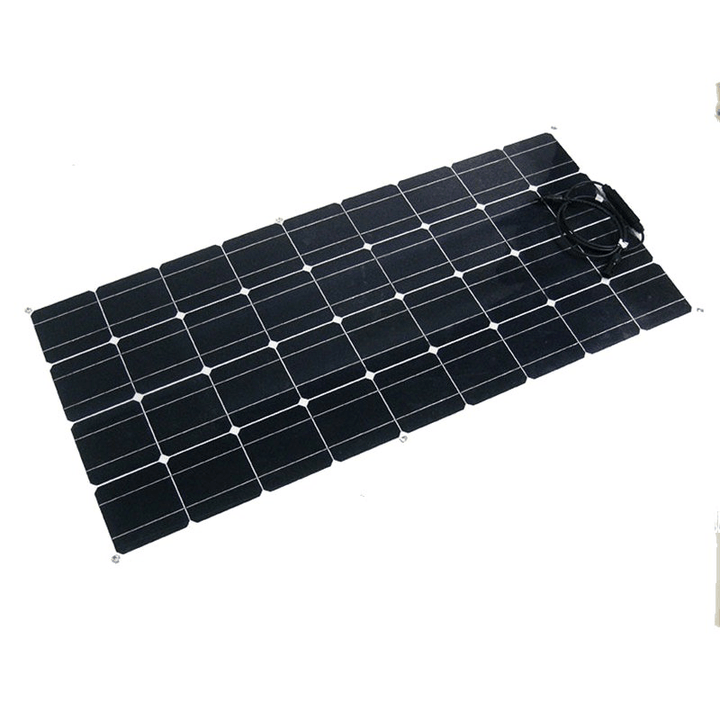 18V 200W PET Single Crystal Silicon Laminated Semi-Flexible Solar Panel 1592*790*3Mm - MRSLM