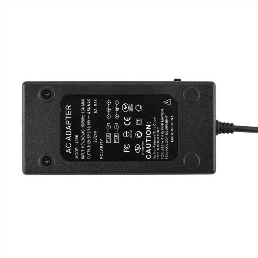 24V 4A 96W AC 100-240V Adapter 7-Speed Power Supply Converter Switching Cord Charger - MRSLM