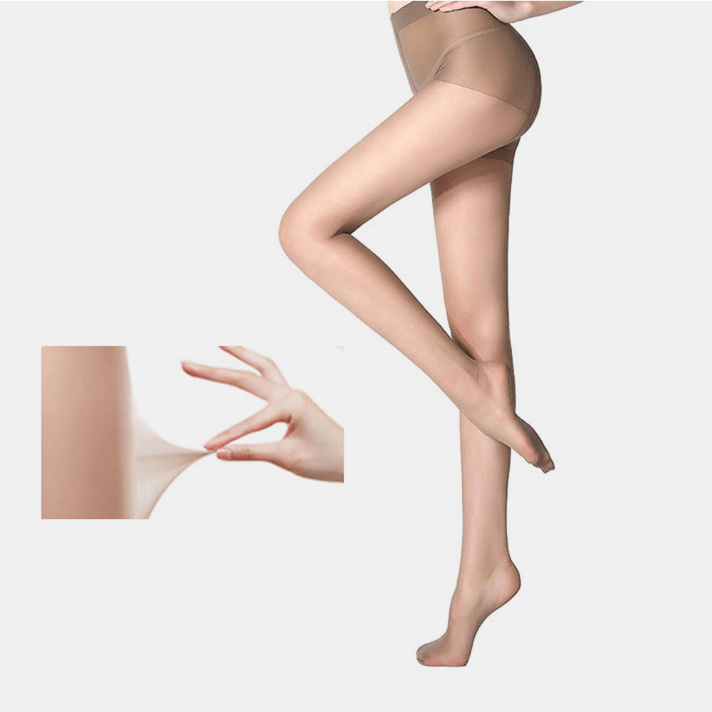 Women Nylon Breathable Elastic Thin Seductive Anti-Hook Leggings Silk Stockings Socks - MRSLM