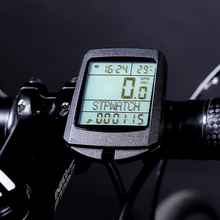 Inbike 326 Wireless Bike Computer Luminous Waterproof Riding Speedometer Bicycle Smart Stopwatch - MRSLM