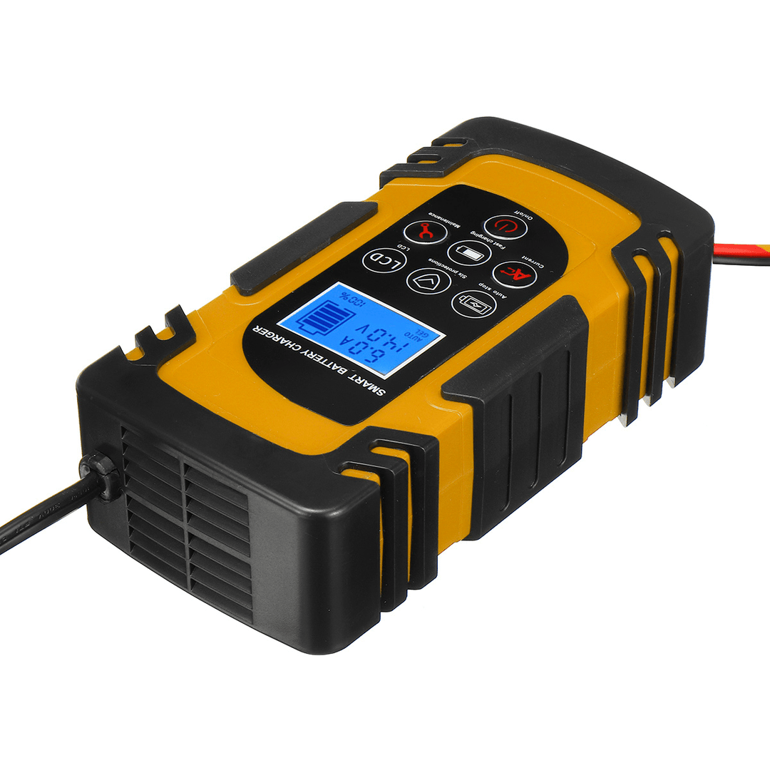 Smart Automatic 12V/24V 8A Car Battery Charger Motorcycle Repair Pulse Repair Activation - MRSLM