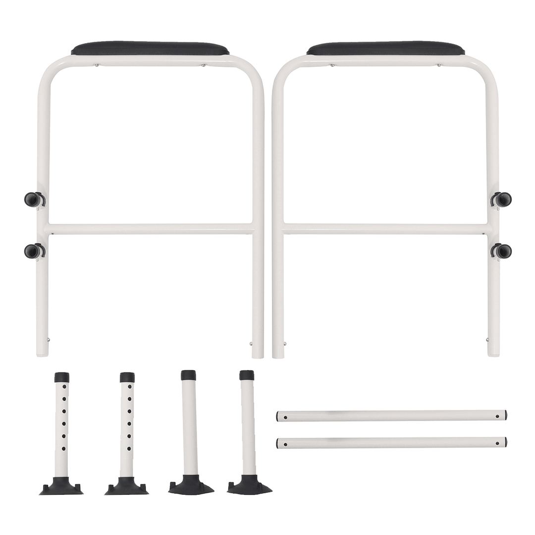 Adjustable Toilet Safety Frame Anti-Slip Shower Grab Bar Handrail for Elders - MRSLM