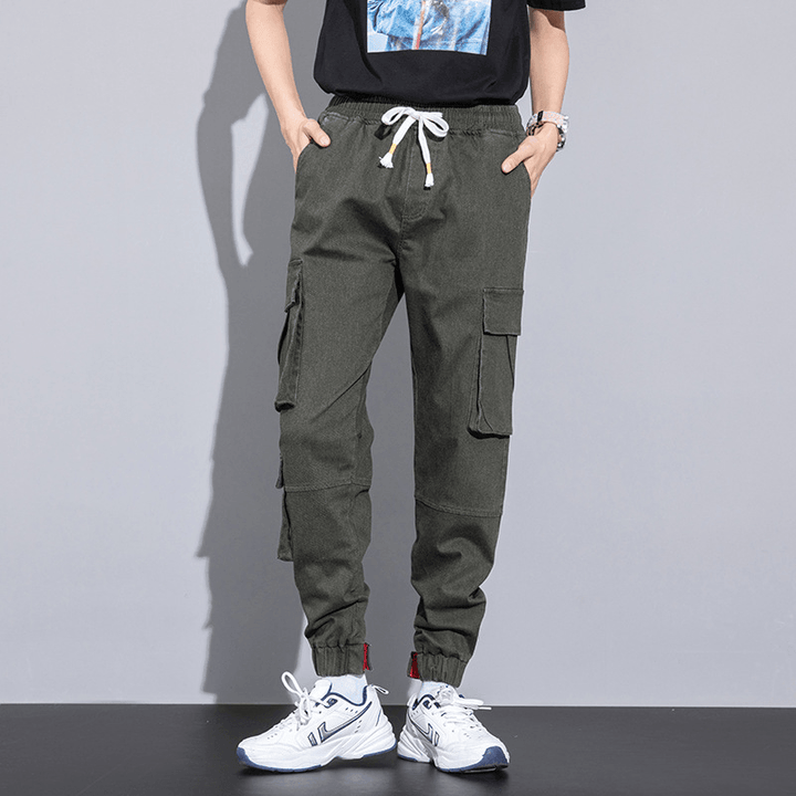 Casual Capris Men'S 2021 Spring Korean Unisex Cotton Overalls - MRSLM