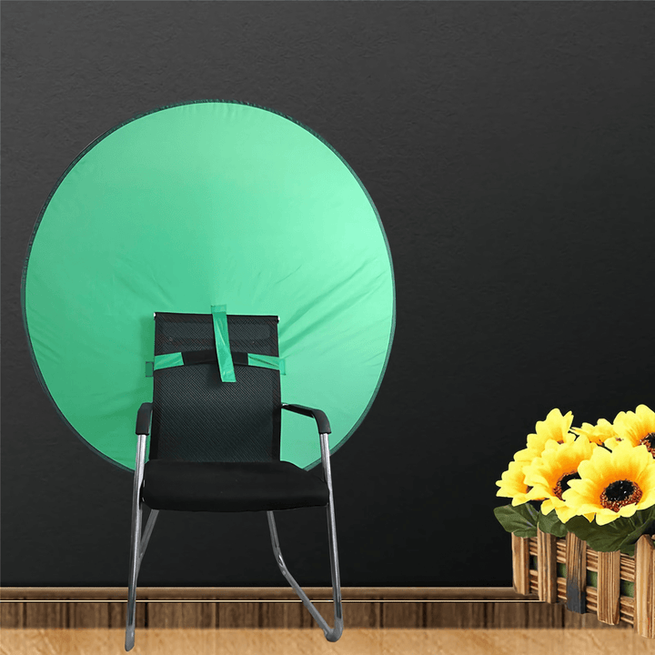 Green Screen Background Portable Foldable Green Photography Backdrops Photo Background for Photo Video Studio Reflector Background Board for Chair - MRSLM