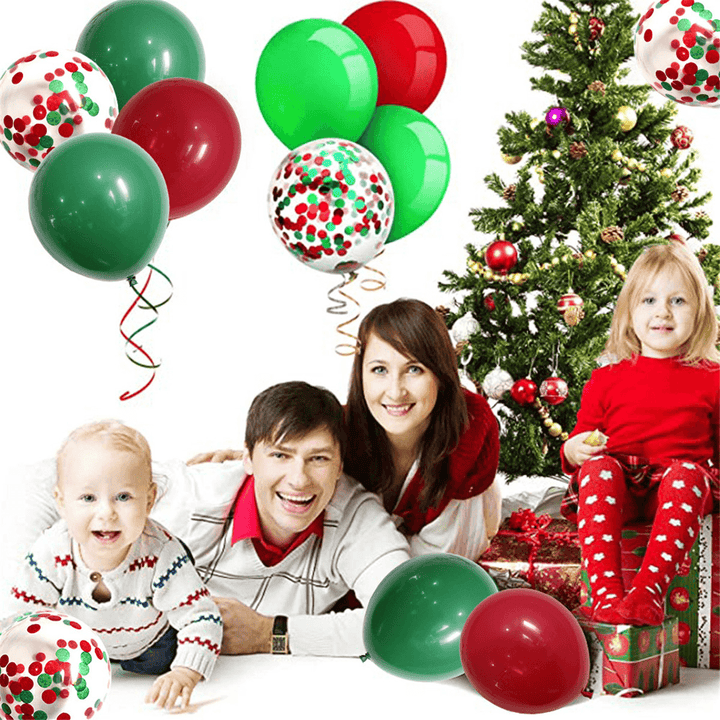 Christmas Balloons Colorful Christmas Decoration Latex Balloons Party Supplies - MRSLM