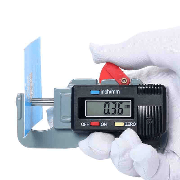 0-12.7MM 0.01MM Digital Thickness Gauge Meter Tester Micrometer Thickness Gauge - MRSLM