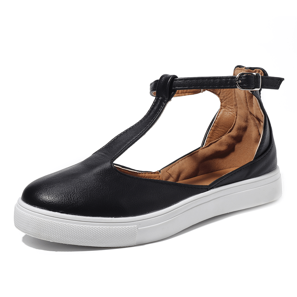 US Size 5-12 Buckle Hollow Out Skateboard Flats Shoes - MRSLM