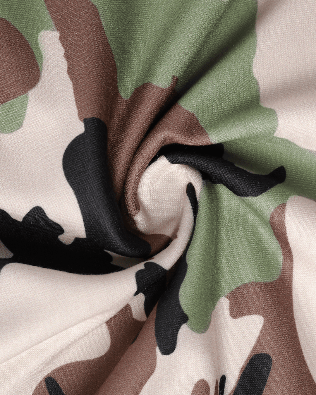 Long Sleeve Hooded Loose Pocket Pullover Camouflage Print Hoodie Dress - MRSLM