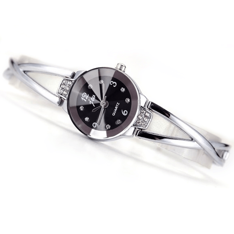 Fashion Women Steel Bracelet Ladies Dress Waterproof Quartz Watch - MRSLM
