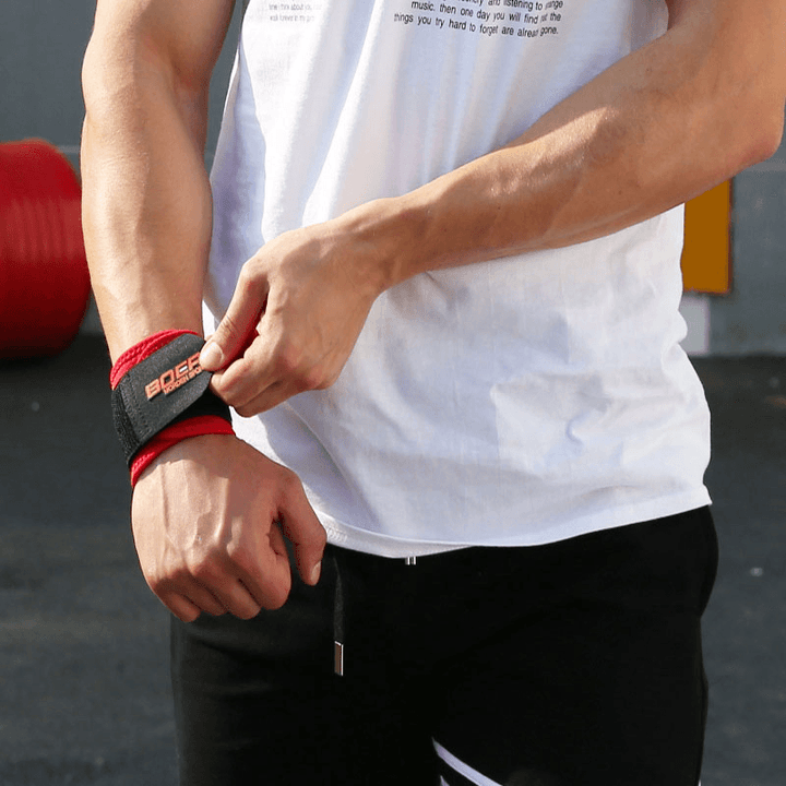 BOER 1PC Sports Wrist Support Winding Pressurized Wrist Bandage Adjustable Breathable Bracer Fitness Protect - MRSLM