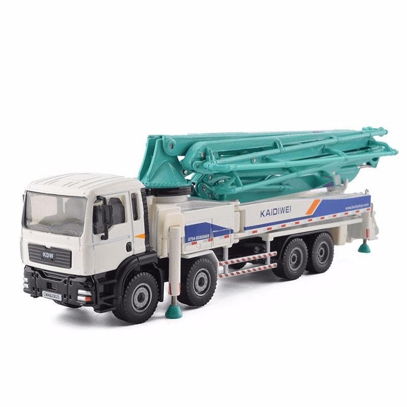 Genuine Kaidiwei Alloy Concrete Cement Pump Truck 625025 Simulation Engineering Truck Model Toy - MRSLM