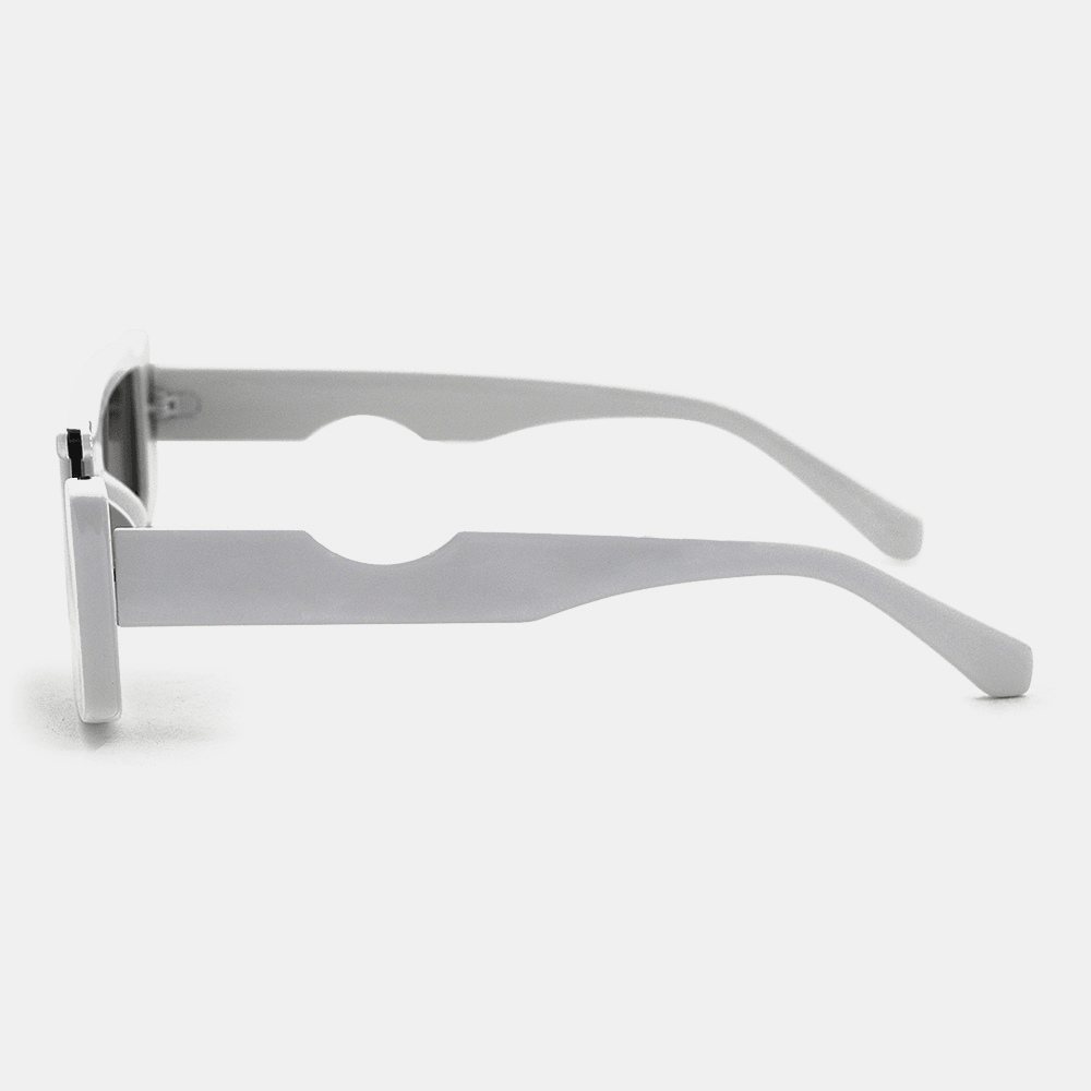 Unisex Irregular Square Frame Not Full Frame UV Protection Fashion Special Profile Sunglasses - MRSLM