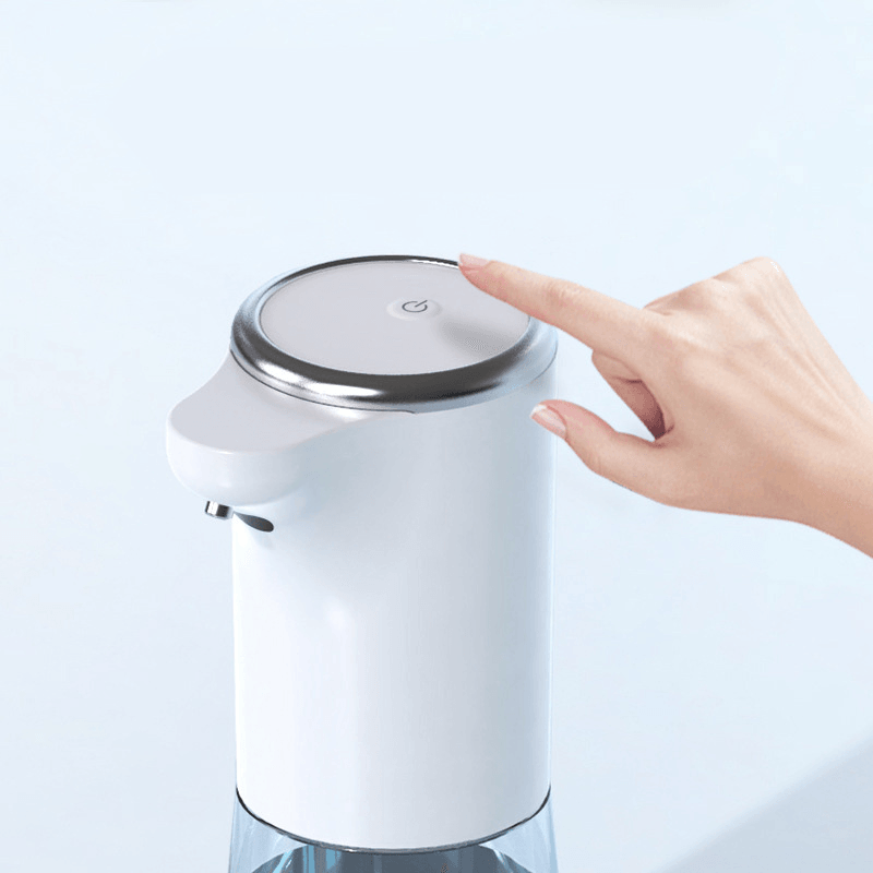 Loskii LK-SD1 Automatic Soap Dispenser USB Rechargeable Foaming Soap Dispenser Infrared Motion Sensor Hand Washer for Bathroom Kitchen - MRSLM