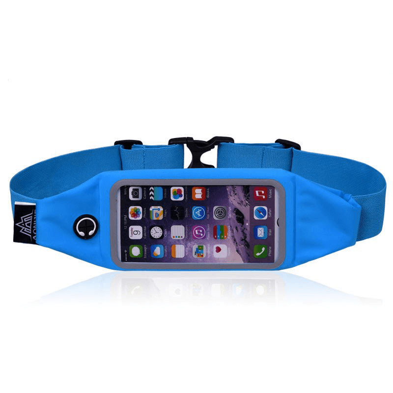 AONIJIE Sports Waist Belt Bag Pack 4.7/5.5 Inch Touch Screen Phone Case Holder Marathon Running - MRSLM
