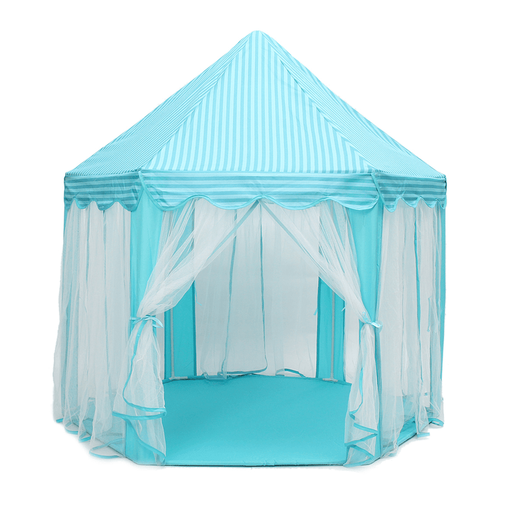 140Cm Kids Foldable＆Portable Tent Play Castle Garden Outdoor Indoor Playhouse Children Game Tent Baby Gift - MRSLM