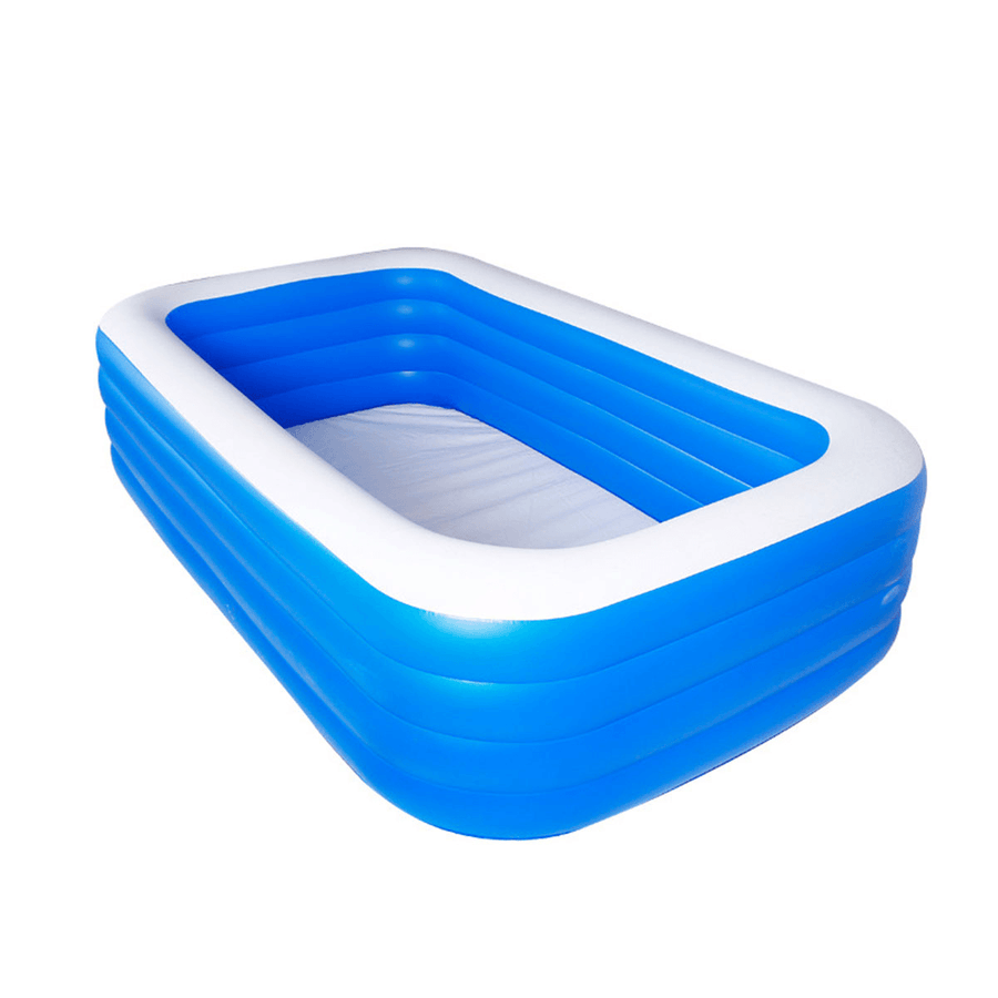 3/4 Layers Inflatable Swimming Pool Home Camping Garden Ground Pool - MRSLM
