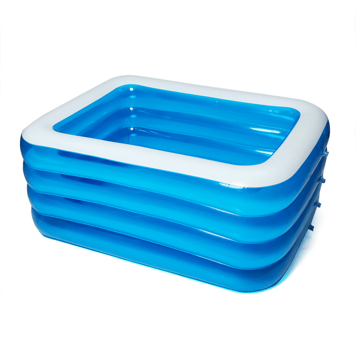 PVC 3/4 Layers Inflatable Swimming Pool Camping Garden Ground Pool - MRSLM