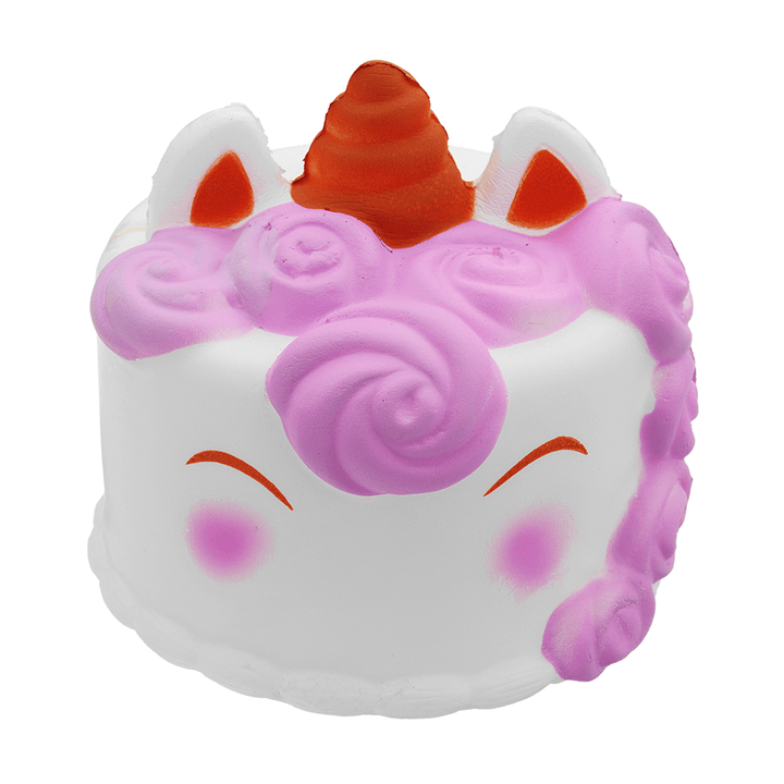Unicorn Cake Squishy 12*12CM 118G Slow Rising Collection Gift Soft Toy - MRSLM