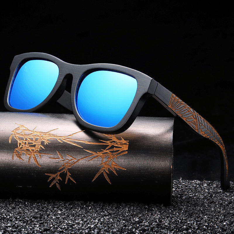Retro Bamboo Wooden Fashion Men'S Sunglasses - MRSLM