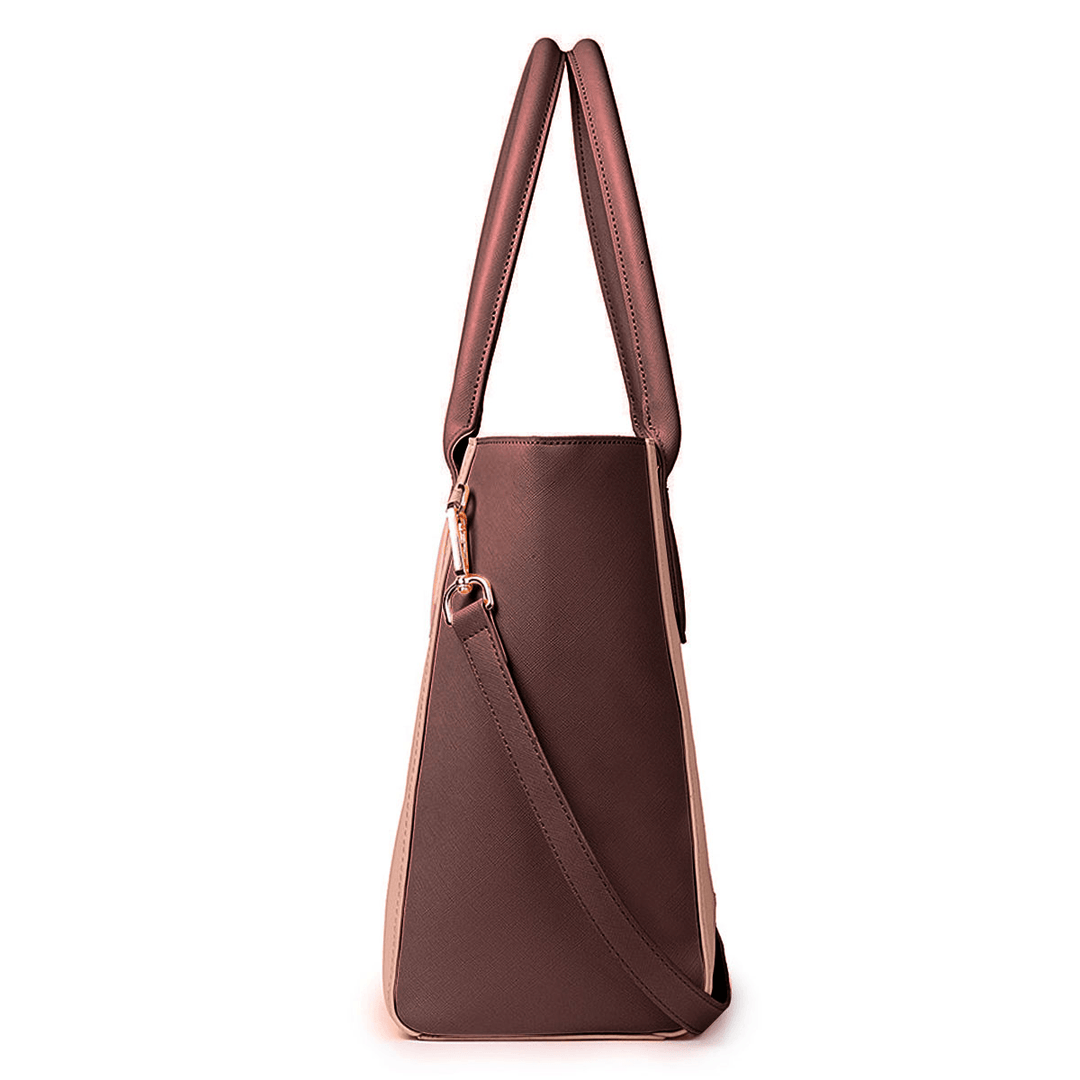Women Fashion Casual Shopping Multifunction Patchwork Shoulder Bag Handbag - MRSLM