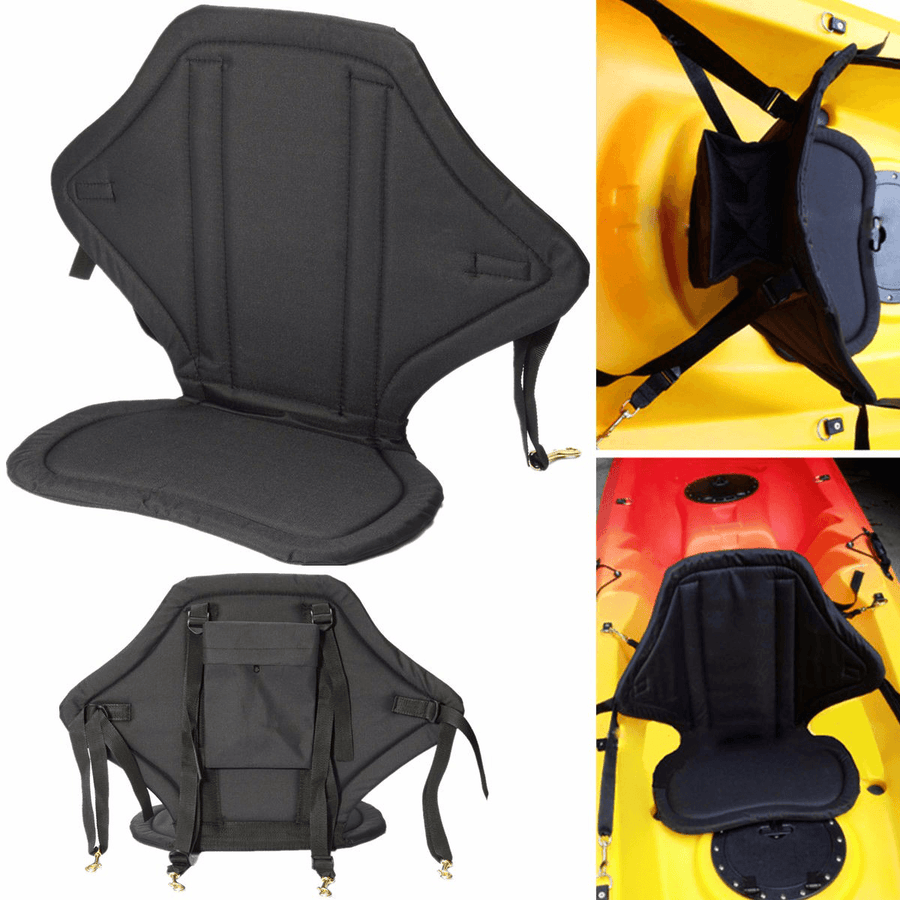 Seat with Detachable Storage Back Pack Bag Canoe Fishing Backrest Drifting Cushion - MRSLM