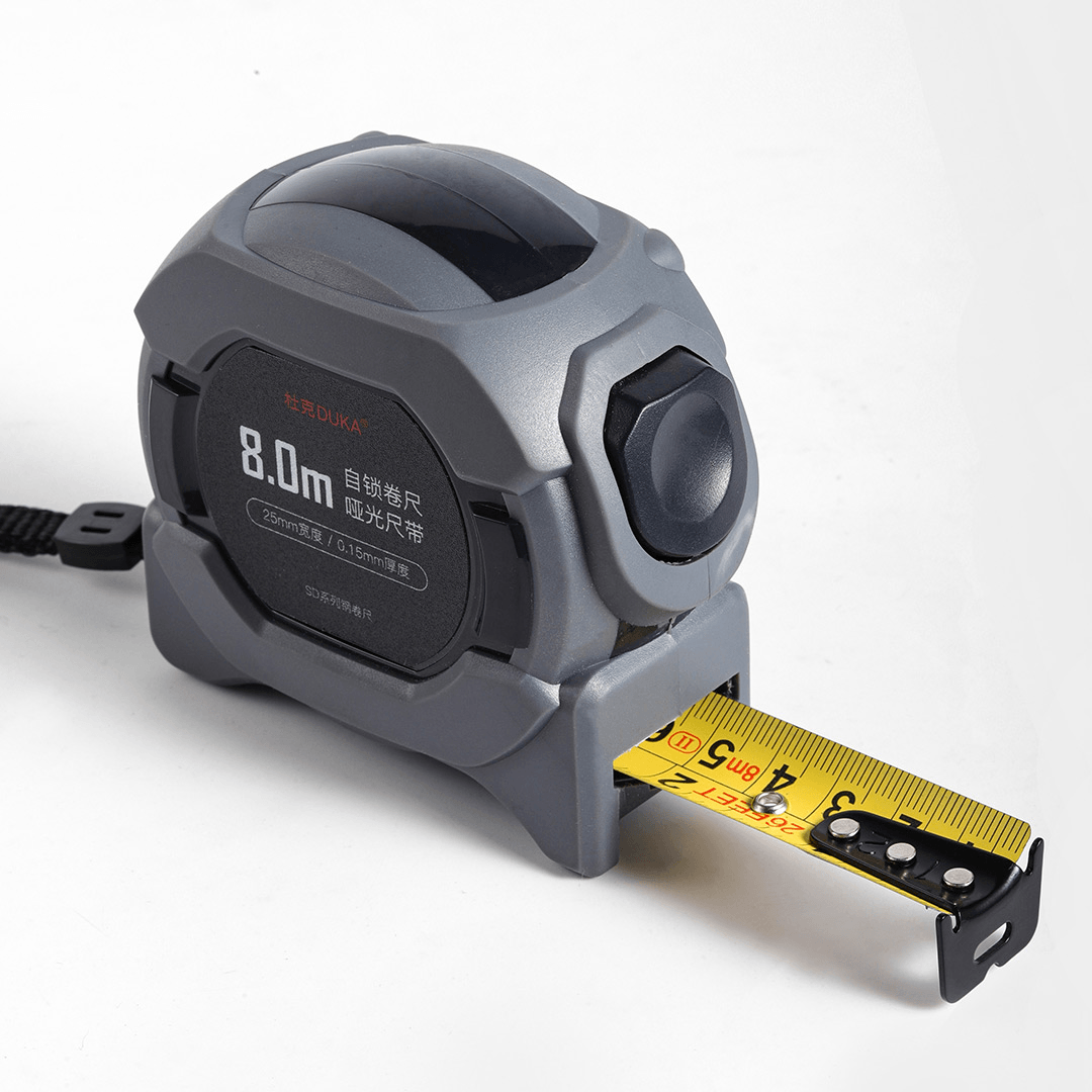 DUKA SD 8.0M Tape Measure ABS Coated Steel Tape Measure - MRSLM