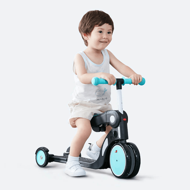 BEBEHOO 3-In-1 Adjustable Kids Scooter + Balance Bike +Walker Bicycle Balance Training Gifts for Aged 2-6 - MRSLM