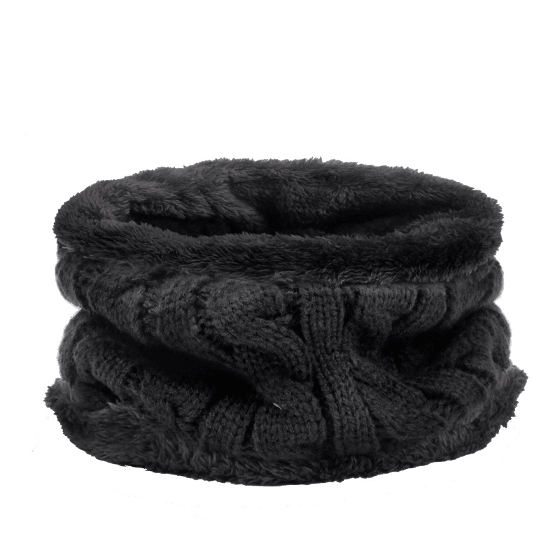 Autumn Winter Hats and Scarves for Men and Women with Velvet Thick - MRSLM