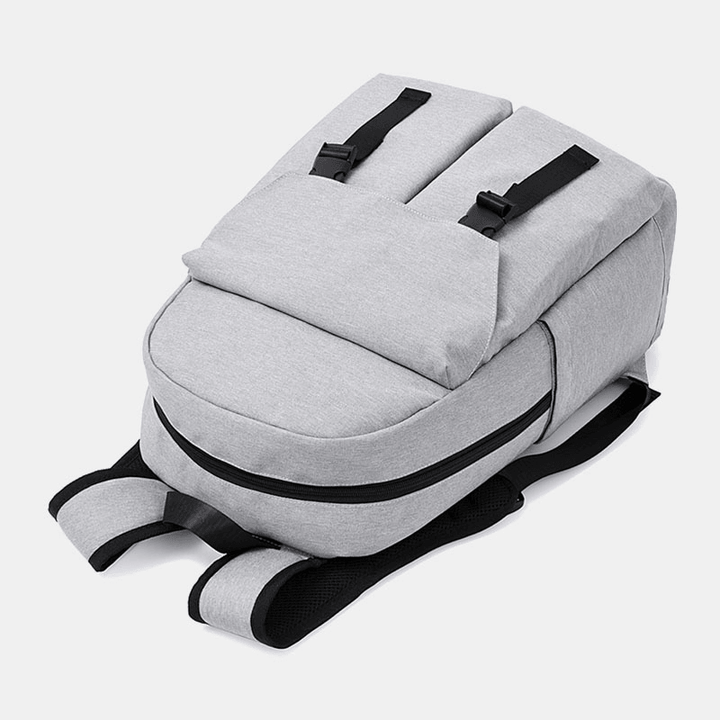 Men Casual Wild 15.6 Inch Large Capacity Laptop Bag USB Charging Waterproof School Bag Backpack - MRSLM