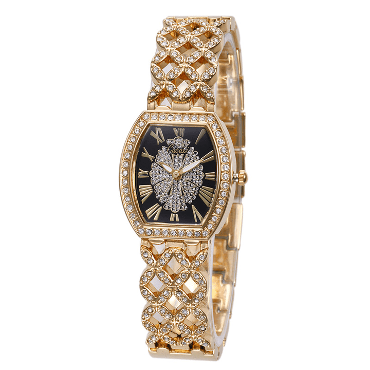 Cacaxi A131 Fashion Light Luxury Hollow Diamond Women Quartz Watch - MRSLM