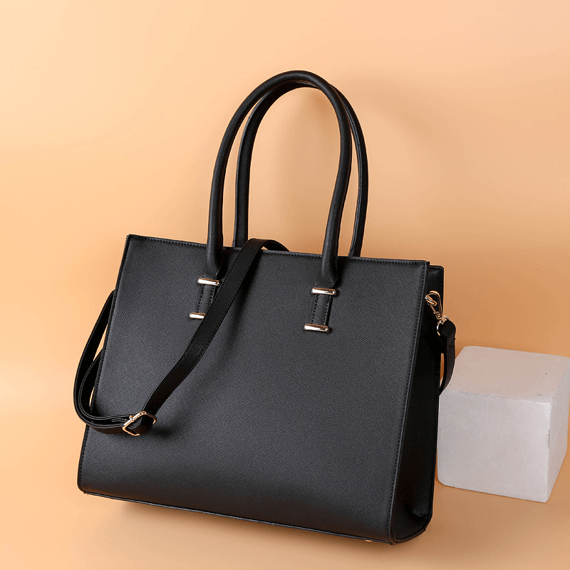 Women Casual Large Capacity Multi-Compartments Faux Leather Crossbody Bag Handbag - MRSLM