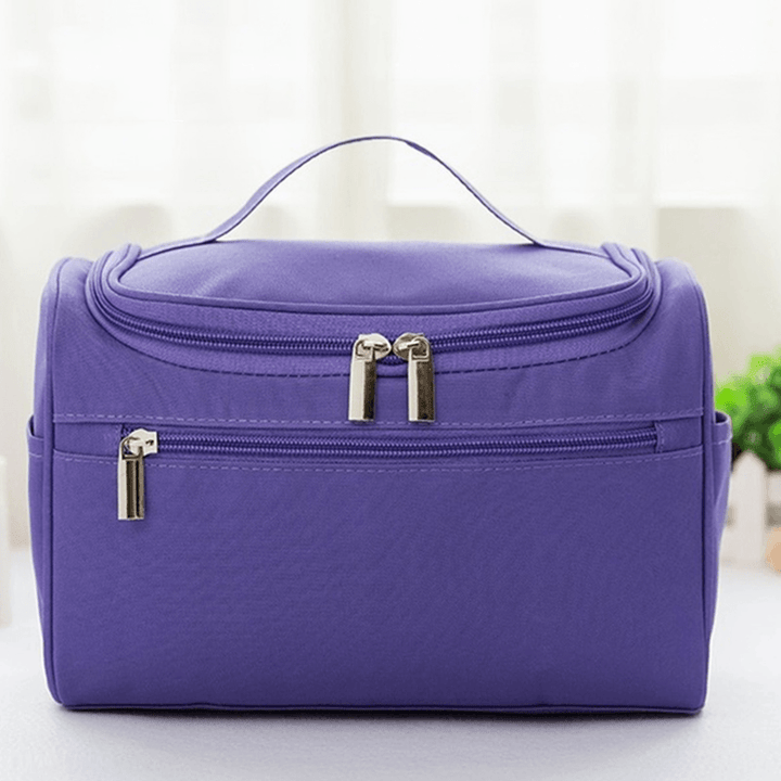 Women Portable Toiletry Wash Bag Waterproof Cosmetic Make-Up Storage Pouch Outdoor Travel - MRSLM