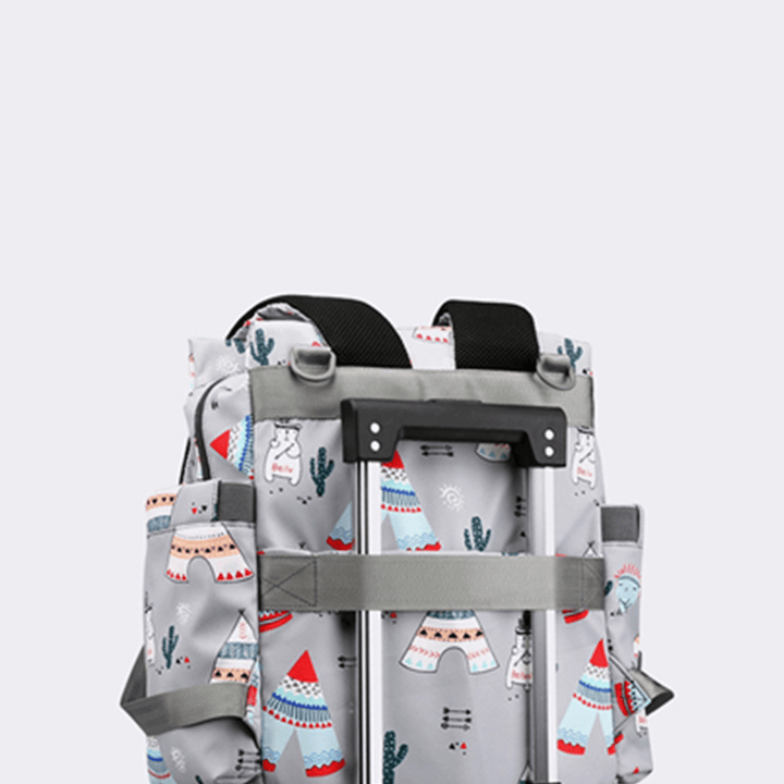 Women Travel Luggage Bag Waterproof Baby Diaper Bag Mummy Bag Nappy Storage Bag Handbag - MRSLM