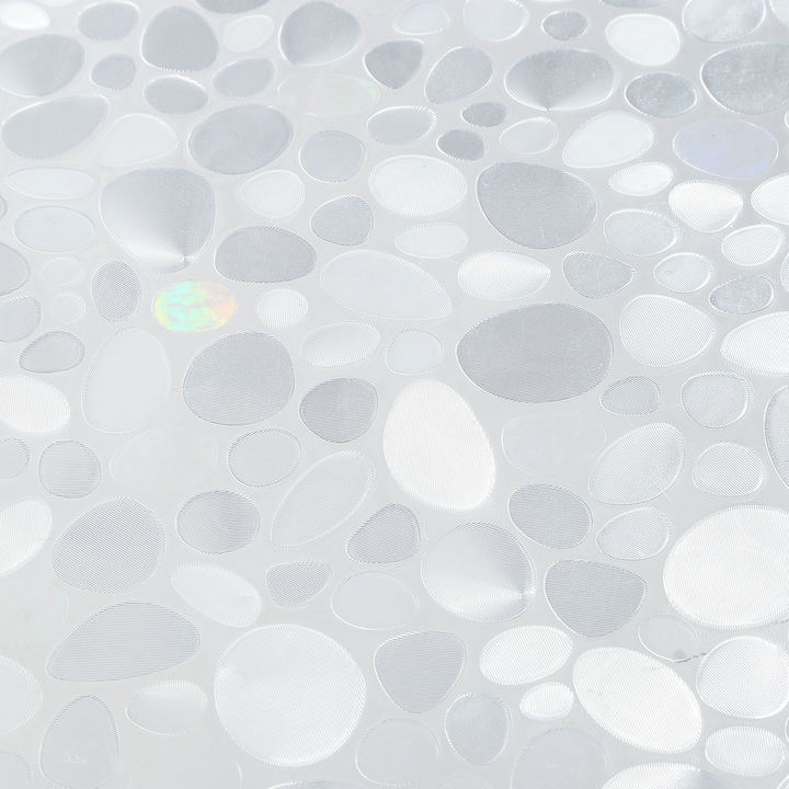 3D Cobblestones Static Decorative Window Film Privacy Non-Adhesive 45X200Cm - MRSLM