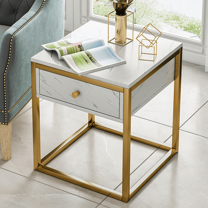 Small Coffee Table Sofa Bedside Nightstand Sundries Storage Cabinet Mini Laptop Desk Home Office Furniture - MRSLM