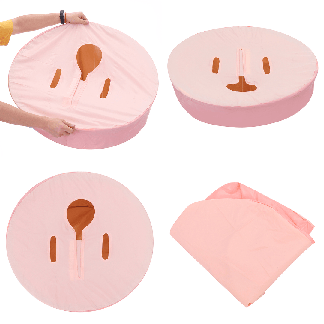 Miaowu BWG-1 70Cm Adult Folding Bath Barrel Insulation Cover for Bathroom-Pink - MRSLM
