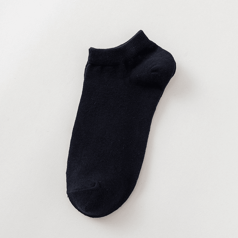 Men'S Boat Socks Solid Color Versatile Cotton Sock - MRSLM