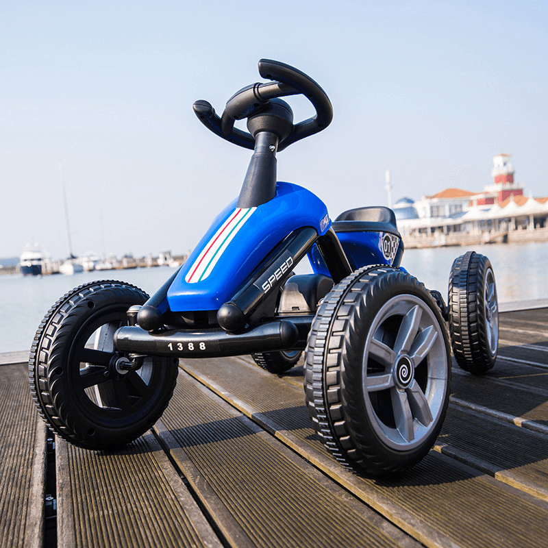 Children'S Kart Four-Wheeled Pedal Bike Stable Beach Bike Children'S Riding Car Toys Gift - MRSLM