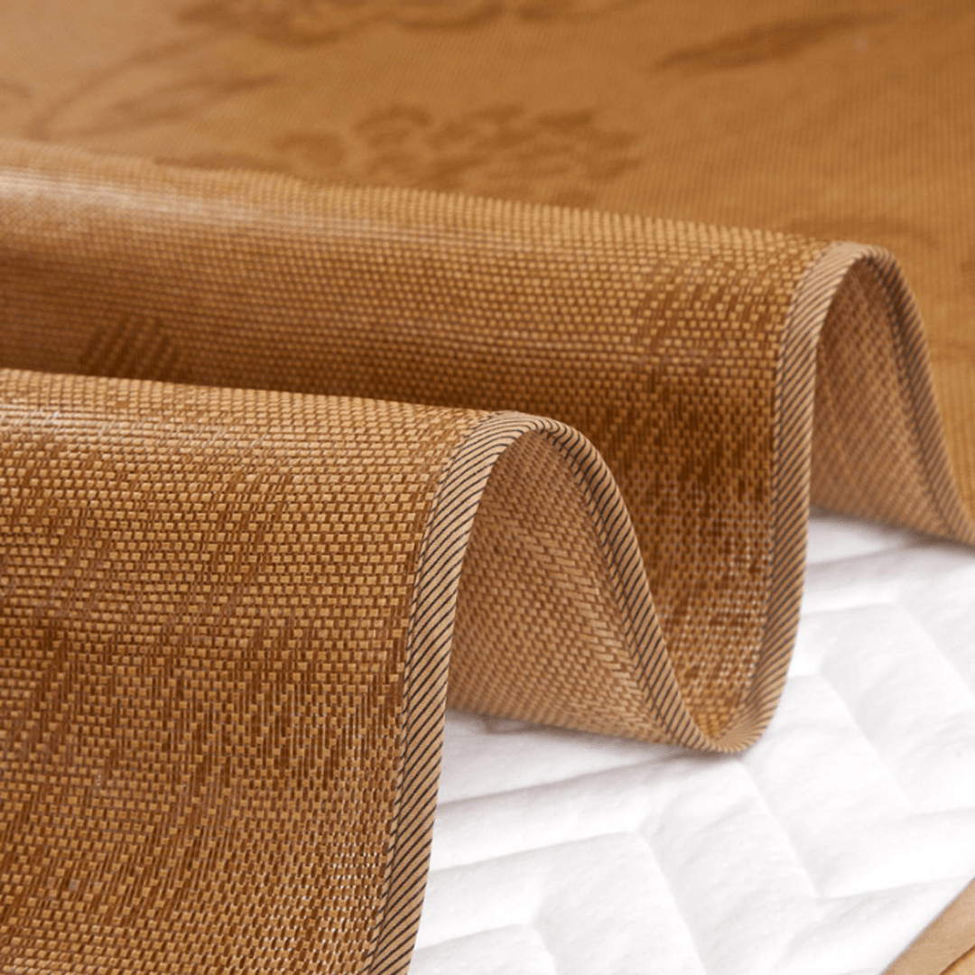 3Pcs/1 Set Natural Bamboo Mat Mattresses Summer Sleeping Rattan Cooling Bed Cover - MRSLM