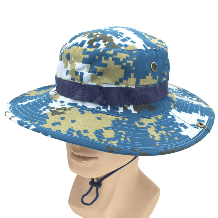 Leisure Jungle round Hat Mountaineering Fishing Camouflage Penny Hat - MRSLM